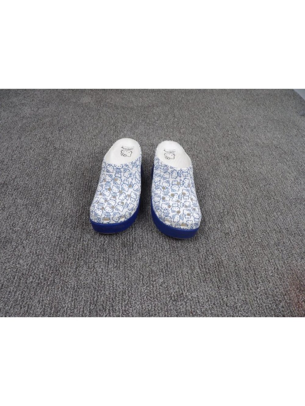 Crocs Hello Kitty 50th Anniversary Blue Glitter Siren Clog  Mens size 11